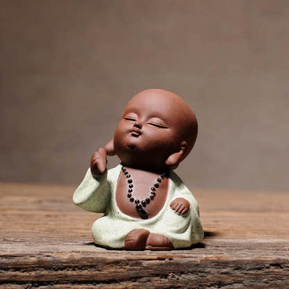 Purple Sand Meditation Buddha Statues - Tibetan Buddhist statue, view 9