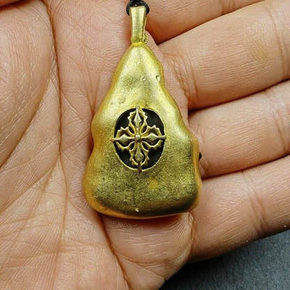Buddha Statue Amulet, Pendant - Tibetan Buddhist amulet, view 22