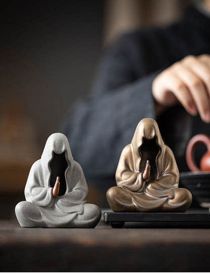 Purple Sand Meditation Buddha Statue - Tibetan Buddhist statue, view 10