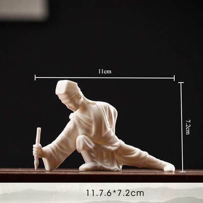 White Porcelain Buddha Statues - Tibetan Buddhist statue, view 9