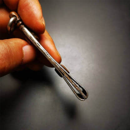 Tibetan Kitchen Tweezers Tool - Tibetan Buddhist art, view 9