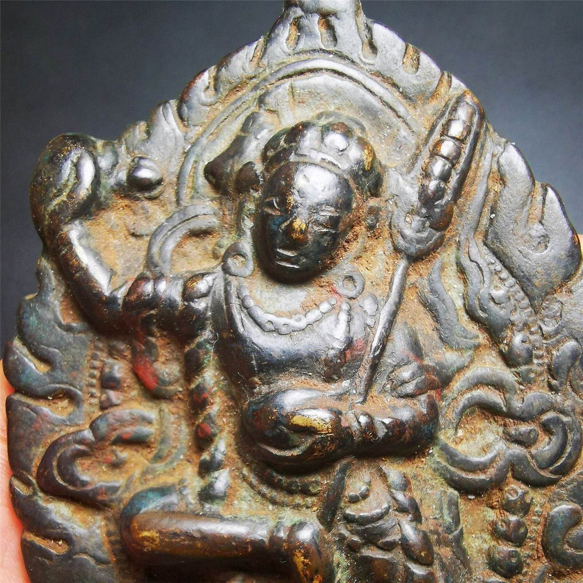 Statue,Troma Nagmo,krodikali - Tibetan Buddhist statue, view 6