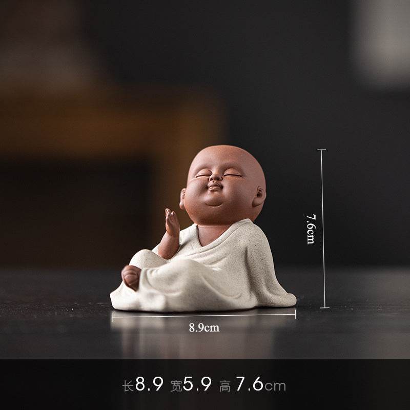 Purple Sand Meditation Buddha Statues - Tibetan Buddhist statue, view 10