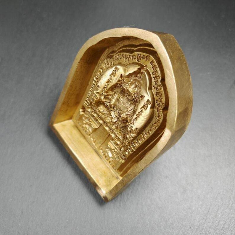 Shenrab Miwo Tsa Tsa Mold, 11cm Shenrab Miwoche - Tibetan tsa tsa mold, view 8
