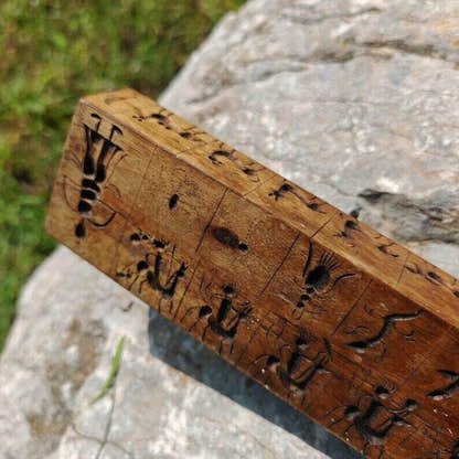 Zanpar Wooden Mold Stick - Tibetan Buddhist art, view 8