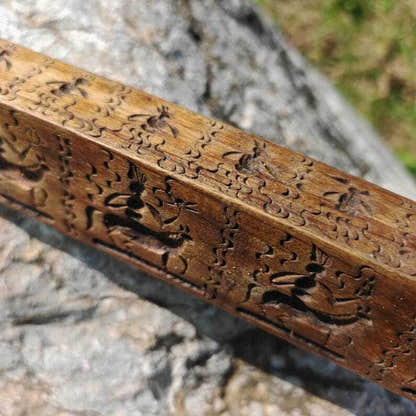 Zanpar Wooden Mold Stick - Tibetan Buddhist art, view 8
