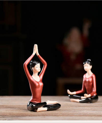Ceramic Yoga Statues - Tibetan Buddhist statue, view 12