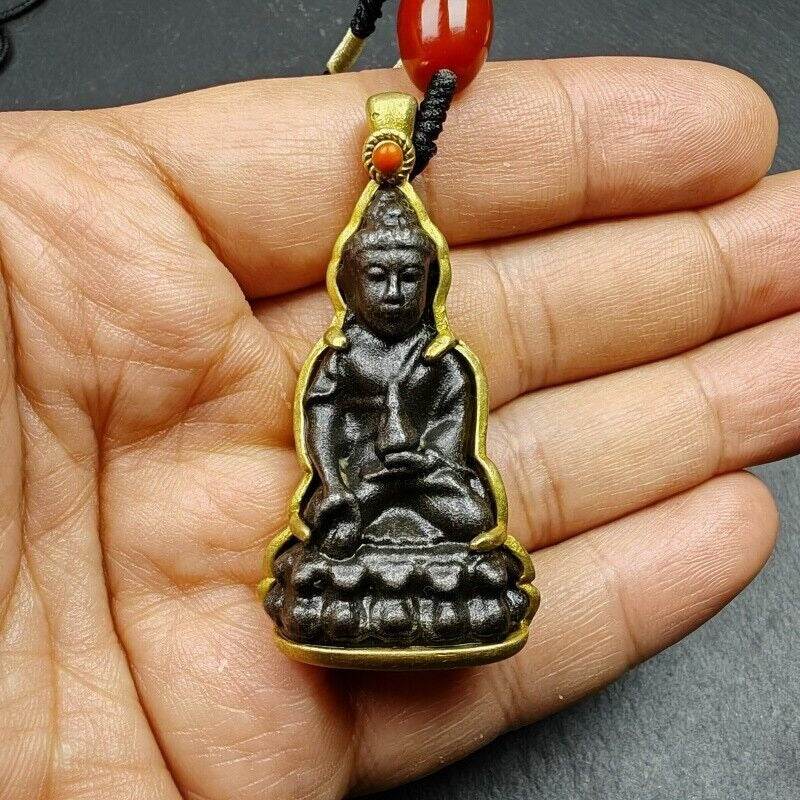 Buddha Statue Amulet, Pendant - Tibetan Buddhist amulet, view 17