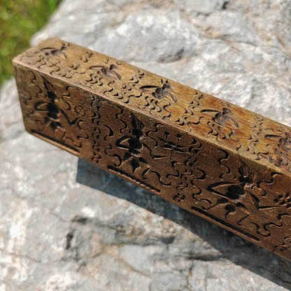 Zanpar Wooden Mold Stick - Tibetan Buddhist art, view 9