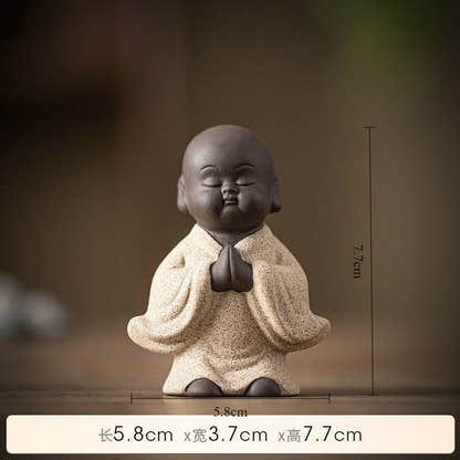 Purple Sand Meditation Buddha Statues - Tibetan Buddhist statue, view 8