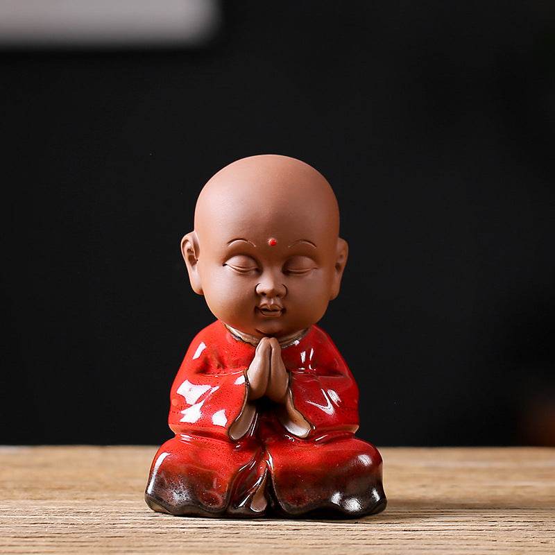 Purple Sand Meditation Buddha Statue - Tibetan Buddhist statue, view 14