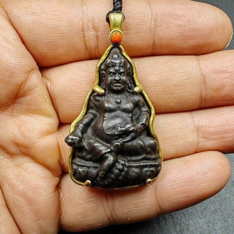 Buddha Statue Amulet, Pendant - Tibetan Buddhist amulet, view 21