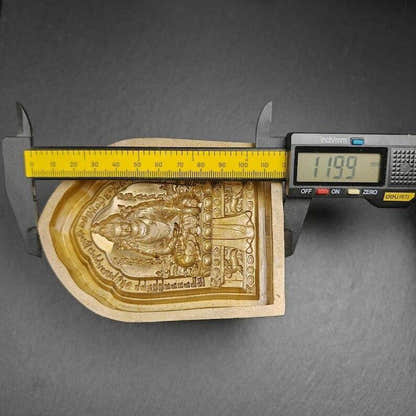 Shenrab Miwo Tsa Tsa Mold, 11cm Shenrab Miwoche - Tibetan tsa tsa mold, size reference