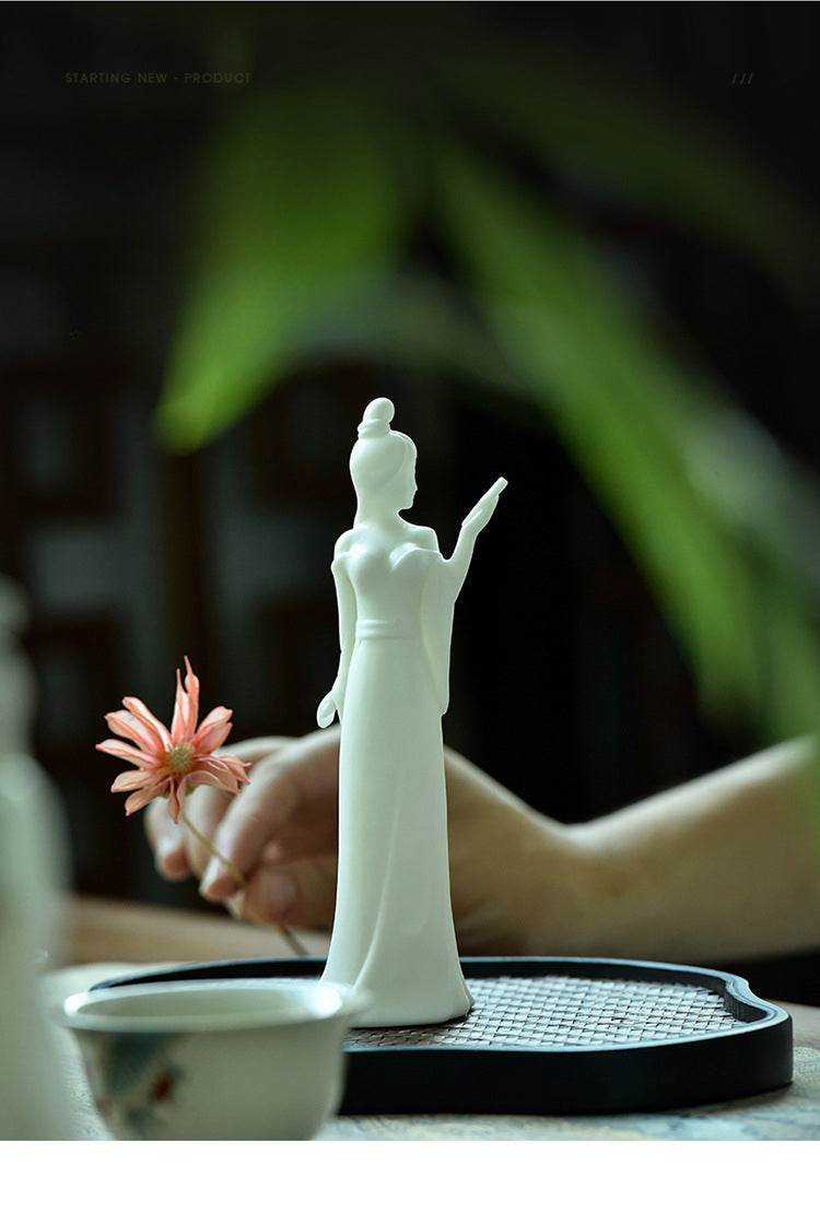 Ceramic Ornaments - Tibetan Buddhist statue, view 12