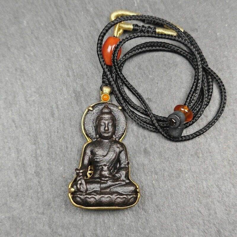 Buddha Statue Amulet, Pendant - Tibetan Buddhist amulet, view 29