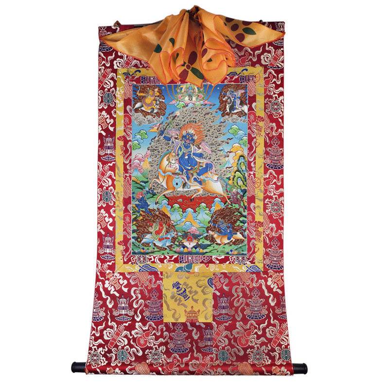 Palden Lhamo / Magzor Gyalmo / Shri Devi Image - Tibetan thangka painting, view 7