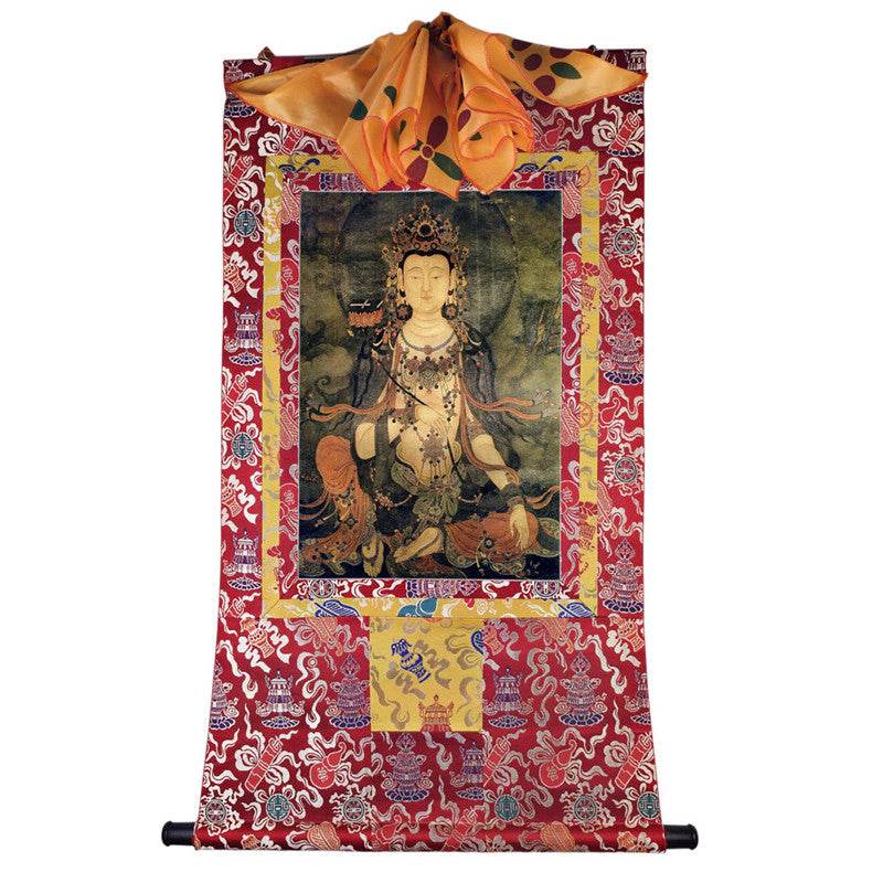 Samantabhadra Image - Tibetan thangka painting, view 7