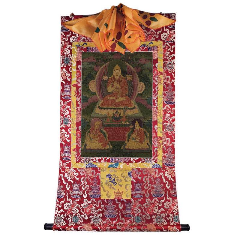 Je Tsongkhapa Image - Tibetan thangka painting, view 7