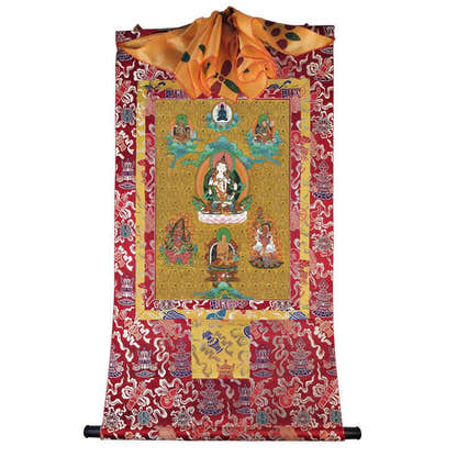 Vajrasatva Image - Tibetan thangka painting, view 7