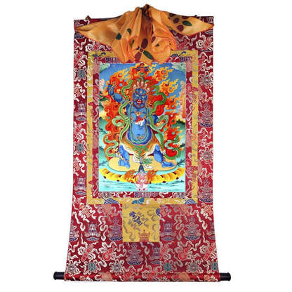 Mahakala Image - Tibetan thangka painting, view 7