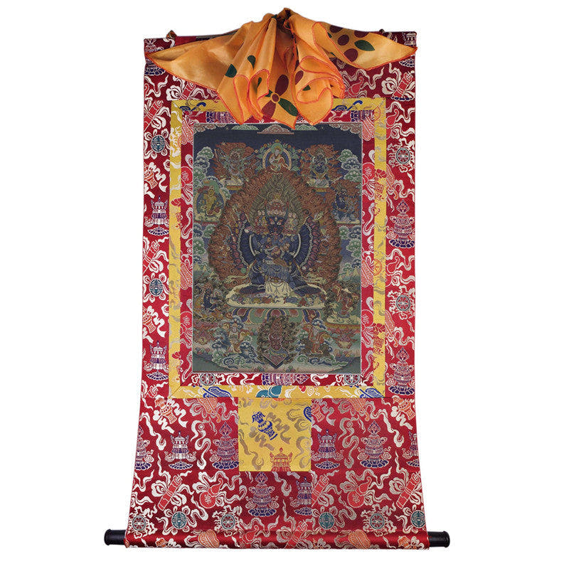 Yamantaka \ Vajrabhairava Image - Tibetan thangka painting, view 7
