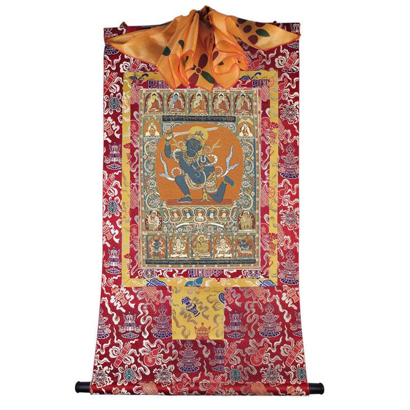 Acala Image - Tibetan thangka painting, view 7