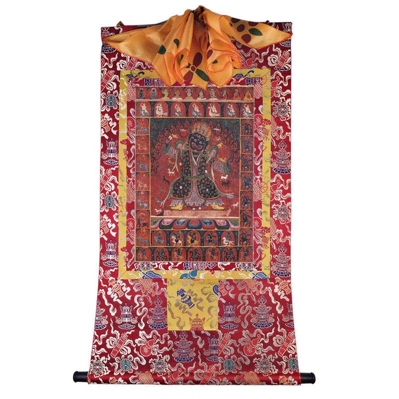 Mahakala Image - Tibetan thangka painting, view 7