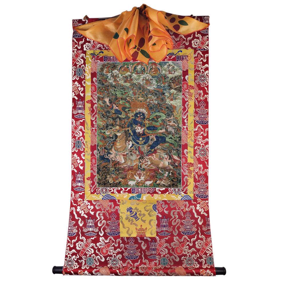 Palden Lhamo / Magzor Gyalmo - 18th Century - Tibetan thangka painting, view 14