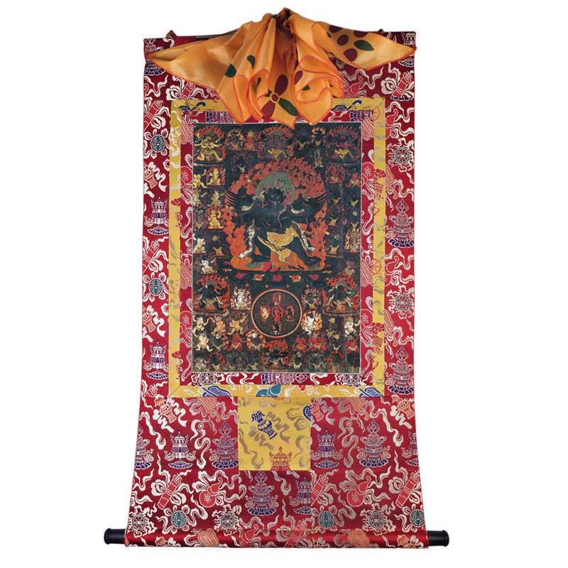 58 Wrathful Deities of Bardo Thodol Image - Tibetan thangka painting, view 7