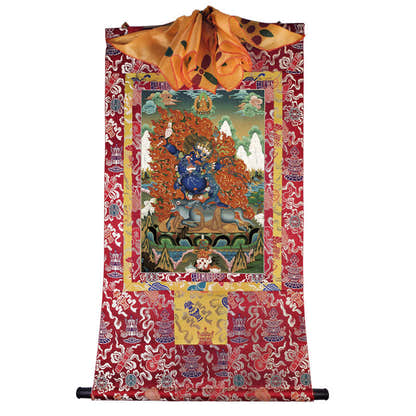 Yamantaka \ Vajrabhairava Image - Tibetan thangka painting, view 7