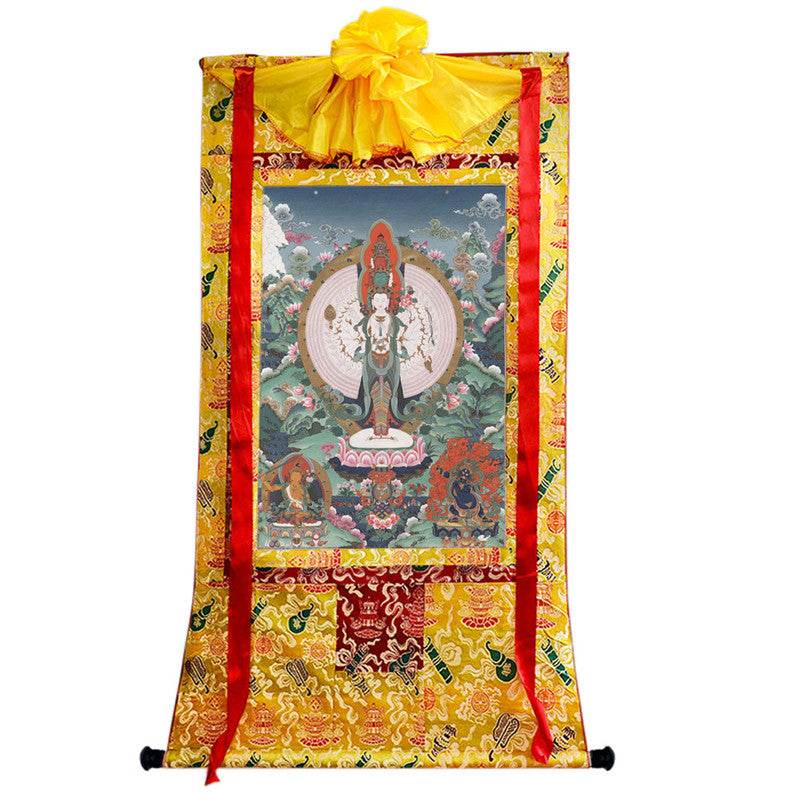 1000 Arms Avalokiteshvara Image - Tibetan thangka painting, view 8
