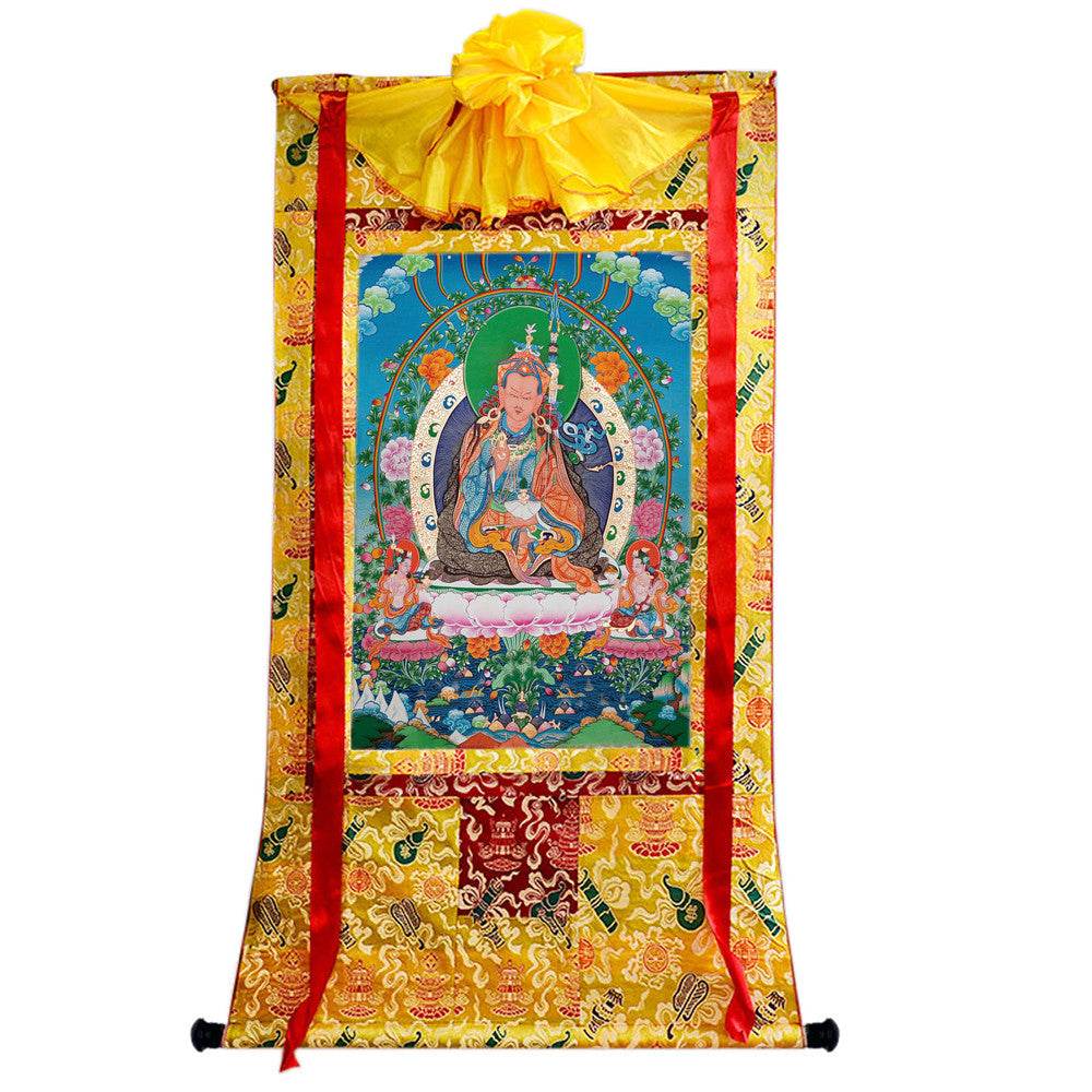 Padmasambhava - Guru Rinpoche - Tibetan thangka painting, view 15