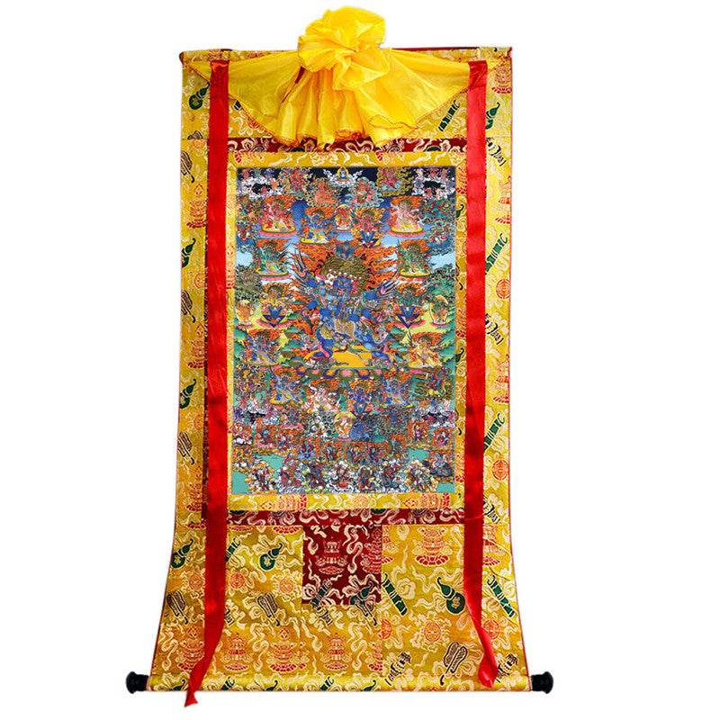 Vajrakilaya Image - Tibetan thangka painting, view 8