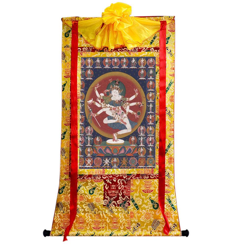Avalokiteshvara - Padmajala Image - Tibetan thangka painting, view 8