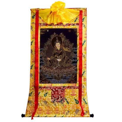 Padmasambhava - Guru Rinpoche - Tibetan thangka painting, view 15