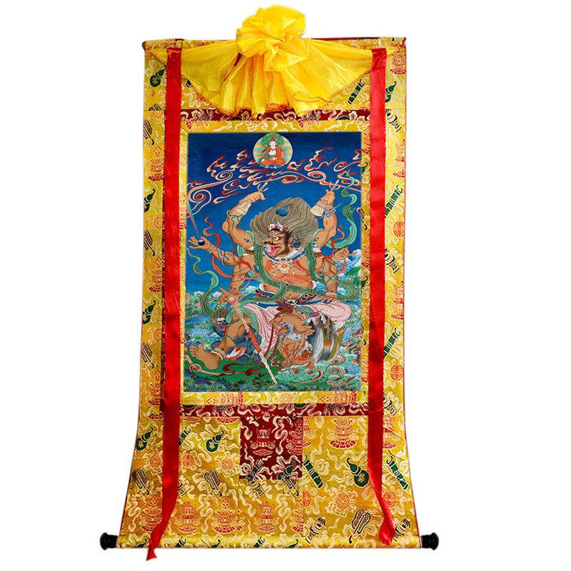 Mahakala Image - Tibetan thangka painting, view 8