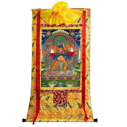 Kalacakravajra Image - Tibetan thangka painting, view 8