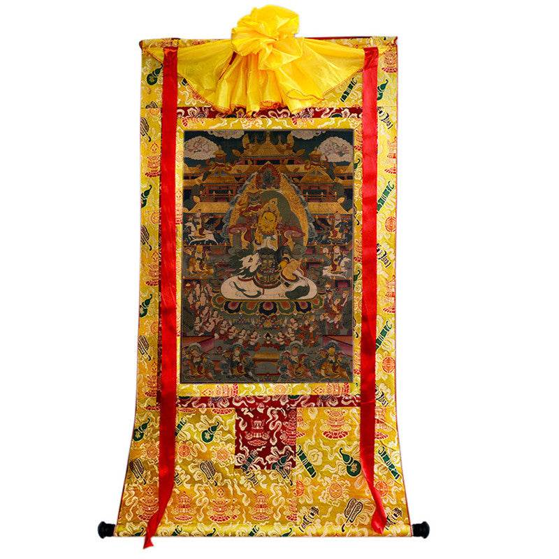 Vaisravana Image - Tibetan thangka painting, view 8
