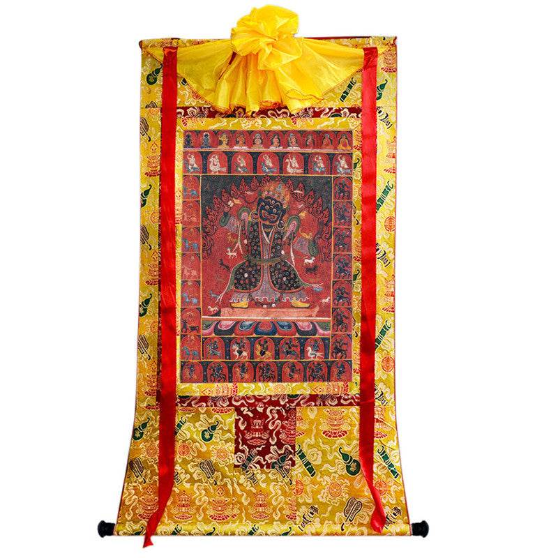 Mahakala Image - Tibetan thangka painting, view 8