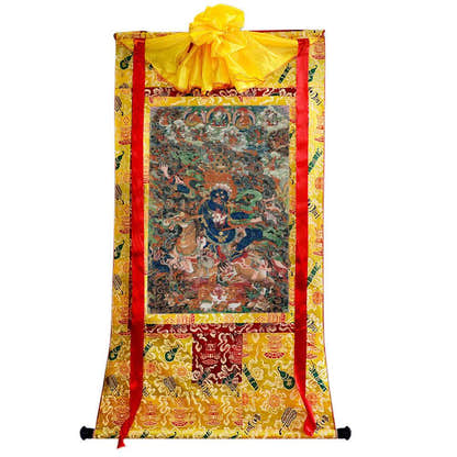 Palden Lhamo / Magzor Gyalmo - 18th Century - Tibetan thangka painting, view 15