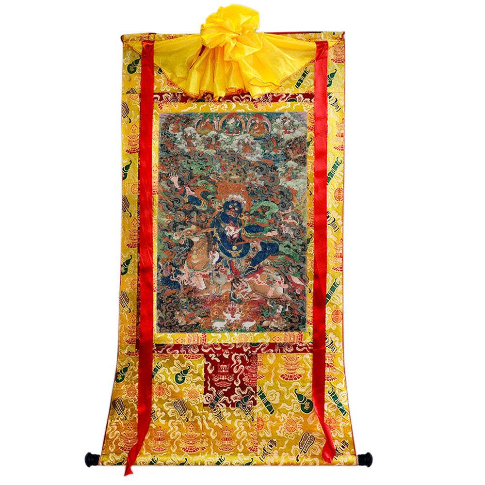 Palden Lhamo / Magzor Gyalmo - 18th Century - Tibetan thangka painting, view 15