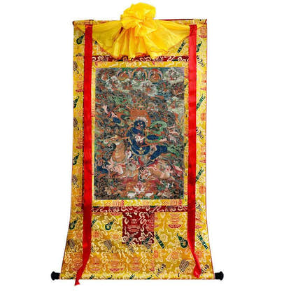 Palden Lhamo / Magzor Gyalmo / Shri Devi Image - Tibetan thangka painting, view 8