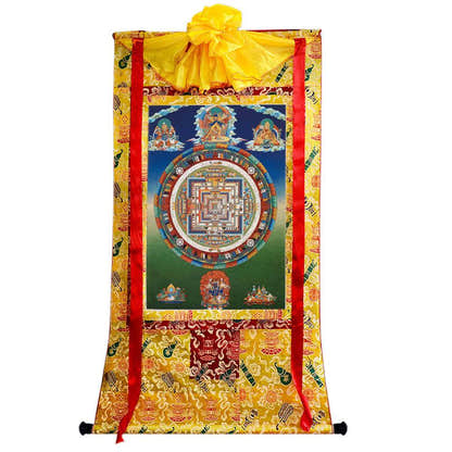 Kalacakravajra Mandala Image - Tibetan thangka painting, view 8