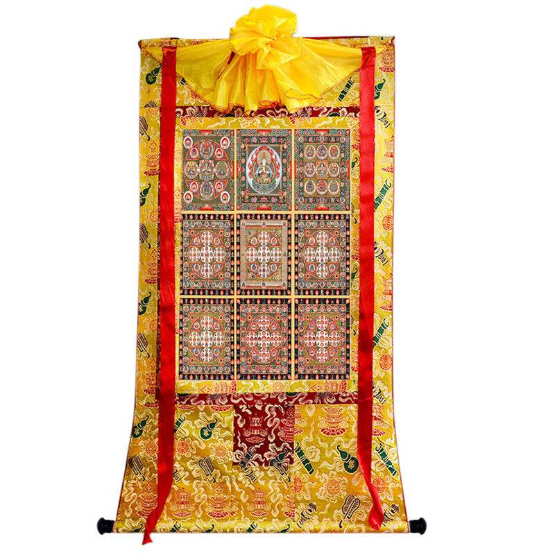 Vajradhatu Mandala Image - Tibetan thangka painting, view 8