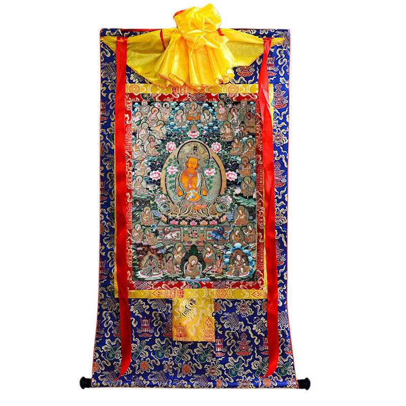 Manjusri Image - Tibetan thangka painting, view 9