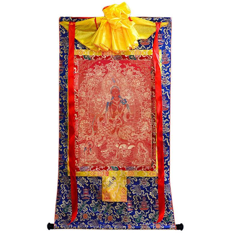 Green Tara Image - Tibetan thangka painting, view 9