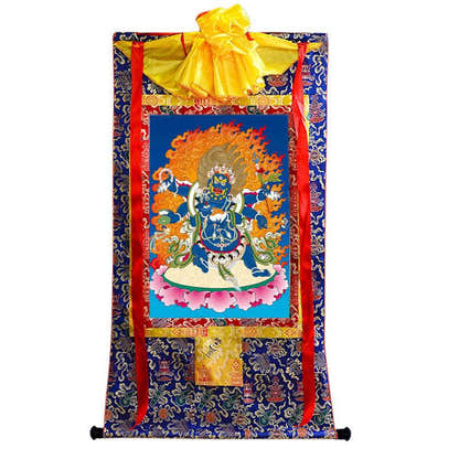 Mahakala Image - Tibetan thangka painting, view 9
