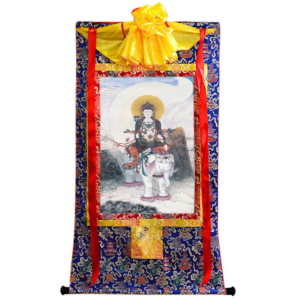 Samantabhadra - Tibetan thangka painting, view 4