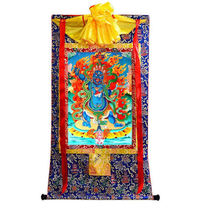 Mahakala Image - Tibetan thangka painting, view 9
