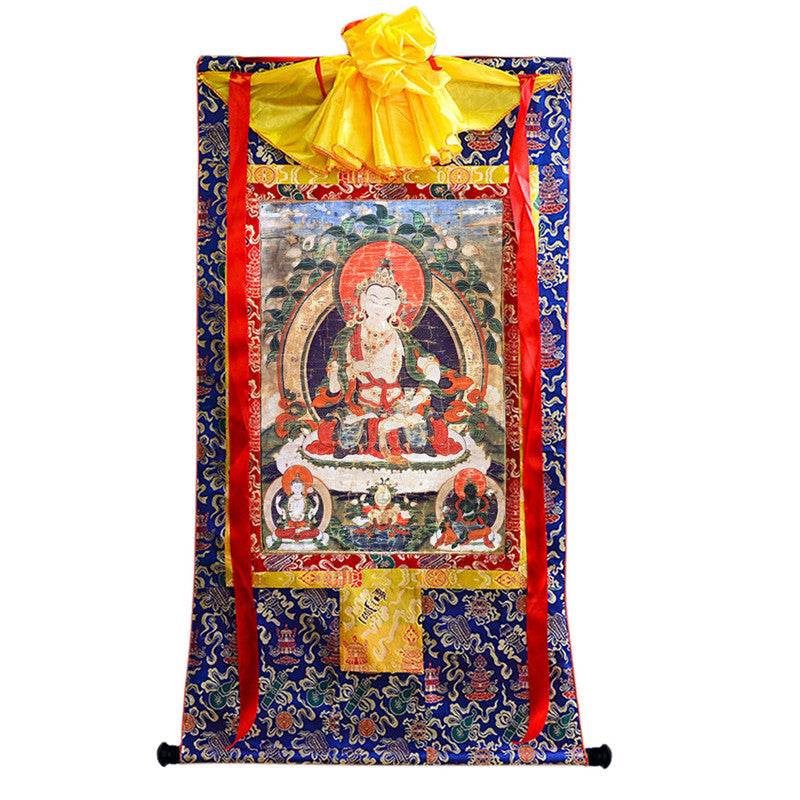 Vajrasatva Image - Tibetan thangka painting, view 9